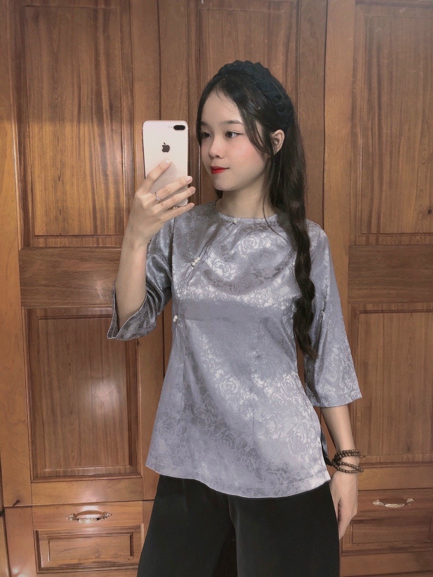 ÁO BÀ BA CÁCH TÂN LỤA CAO CẤP