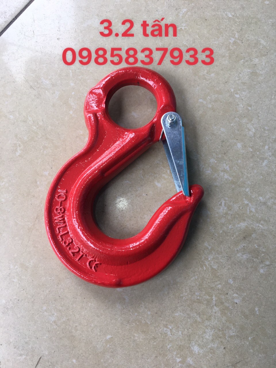 Móc cẩu tròn Kawasaki Nhật 3.2 tấn tại Máy NTT móc buộc cẩu kéo an toàn hiệu quả dễ dàng tuổi thọ dài lâu
