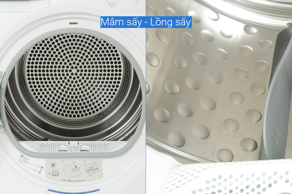 [GIAO TẠI HCM] - Máy sấy bơm nhiệt Electrolux 9 kg EDH903R9WB