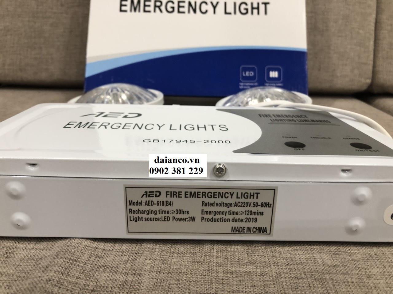 Đèn sự cố,đèn chiếu sáng khẩn cấp AED 618