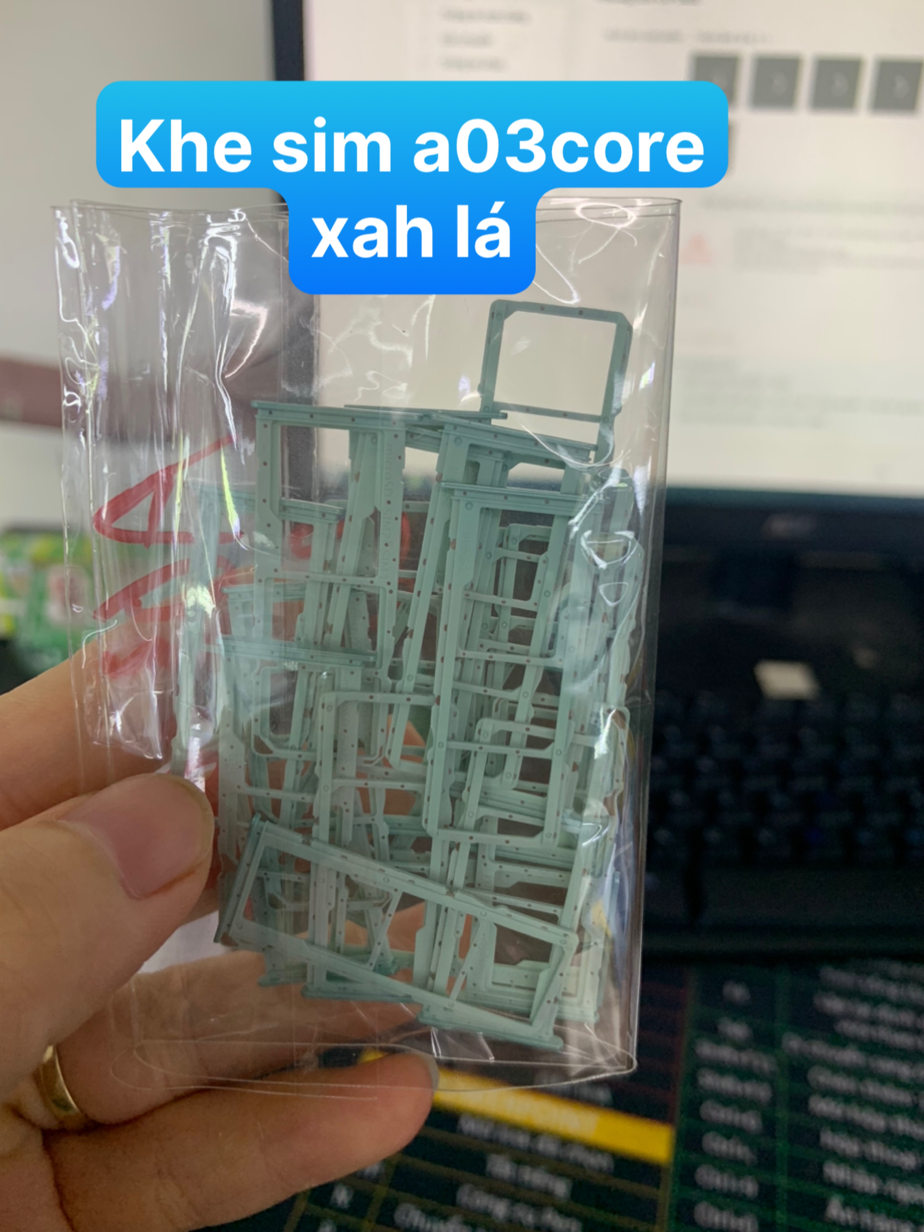 New Zin Sim Tray for Samsung A03 Core Phone