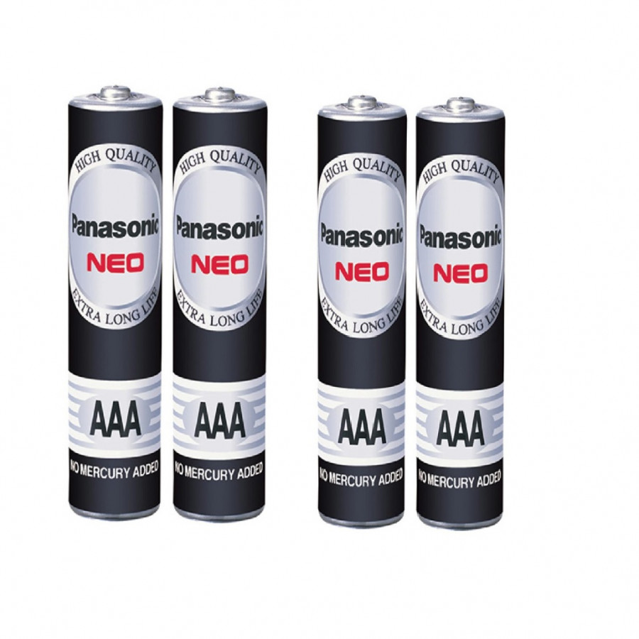 Hộp 30 vỉ (60 viên) pin đũa đen AAA NEO Panasonic R03NT/2S (Hàng chính hãng)