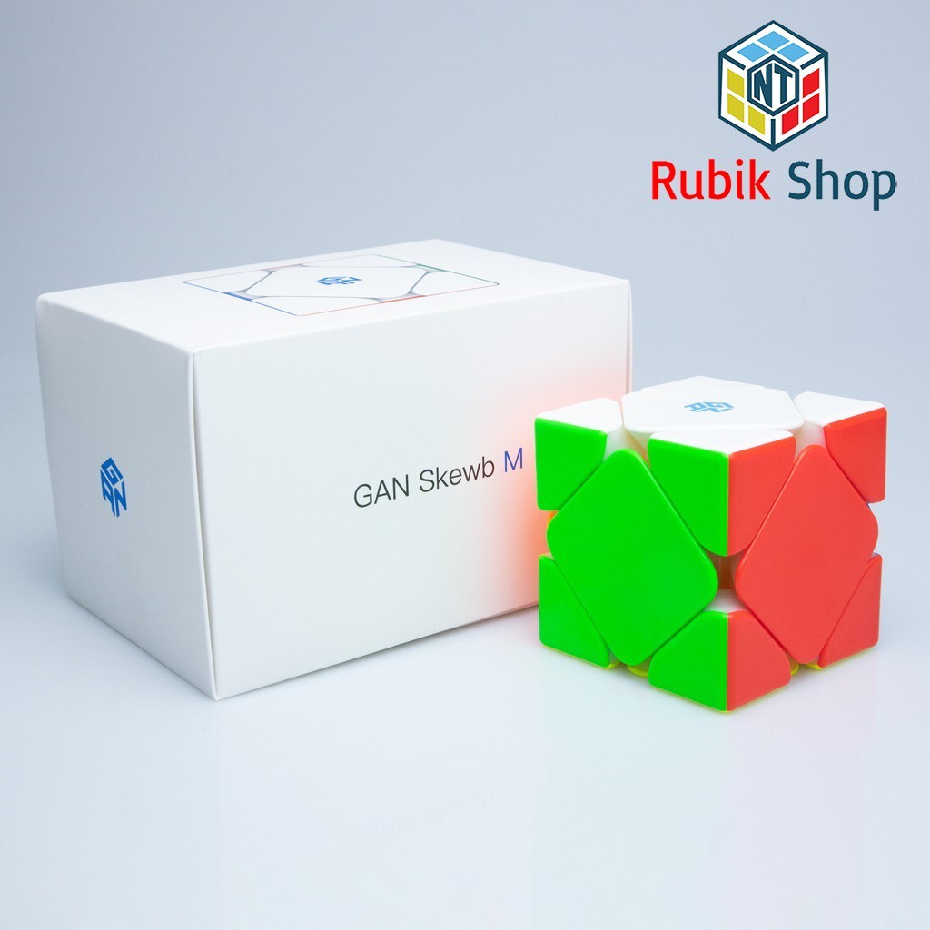 Siêu Phẩm Rubik Gan Skewb Stickerless có nam châm sẵn
