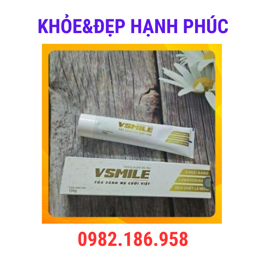 [ Mẫu cũ ] Kem đánh răng Vsmile - 150gr