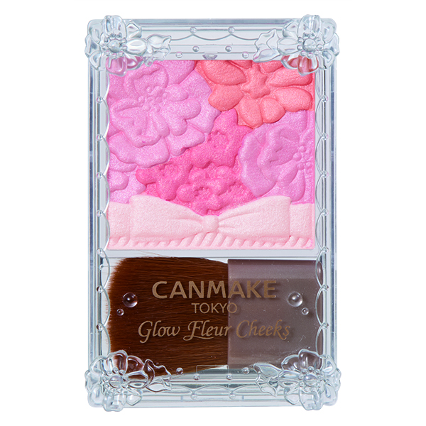 Phấn má hồng Canmake Glow Fleur Cheeks Nhật Bản, có nhũ - 6.3g