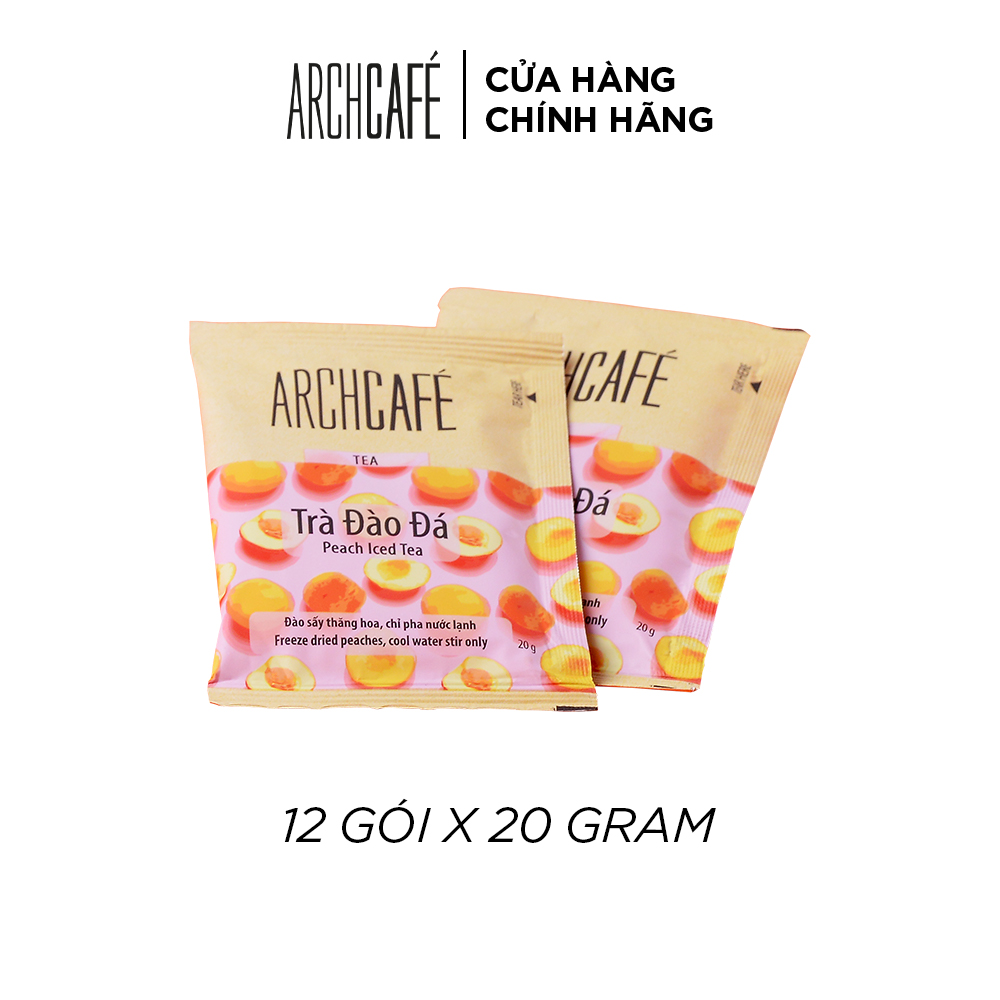Iced Peach tea- Archcafé instant tea (Box 12 packs x 20g)