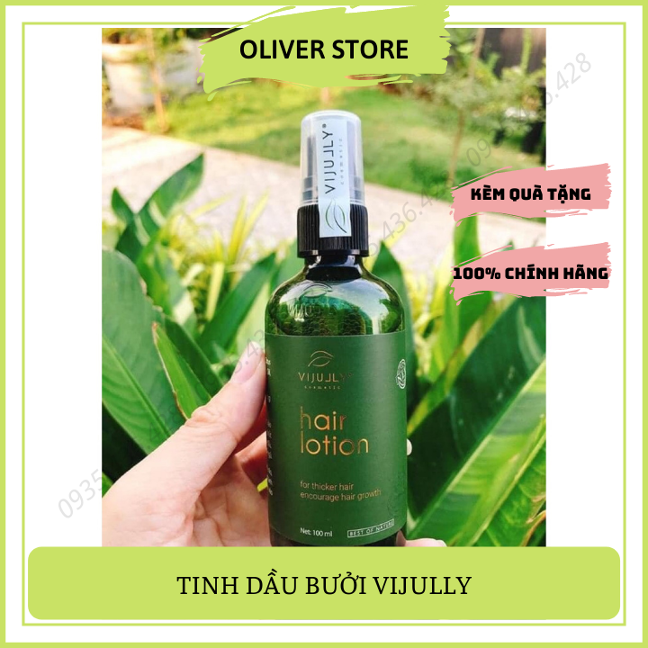 [MUA 3 CHAI TẶNG VÍ XINH] Tinh Dầu Bưởi Vi Jully Cao Cấp 100% Thiên nhiên - Ngăn Rụng Tóc - Kích Thích Mọc Tóc - Làm Dài Tóc