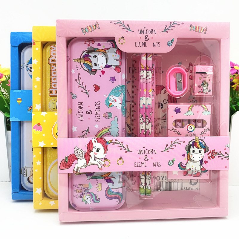 Bộ Dụng Cụ Học Tập 7 Món Cho Bé Chào Đón Năm Học Mới