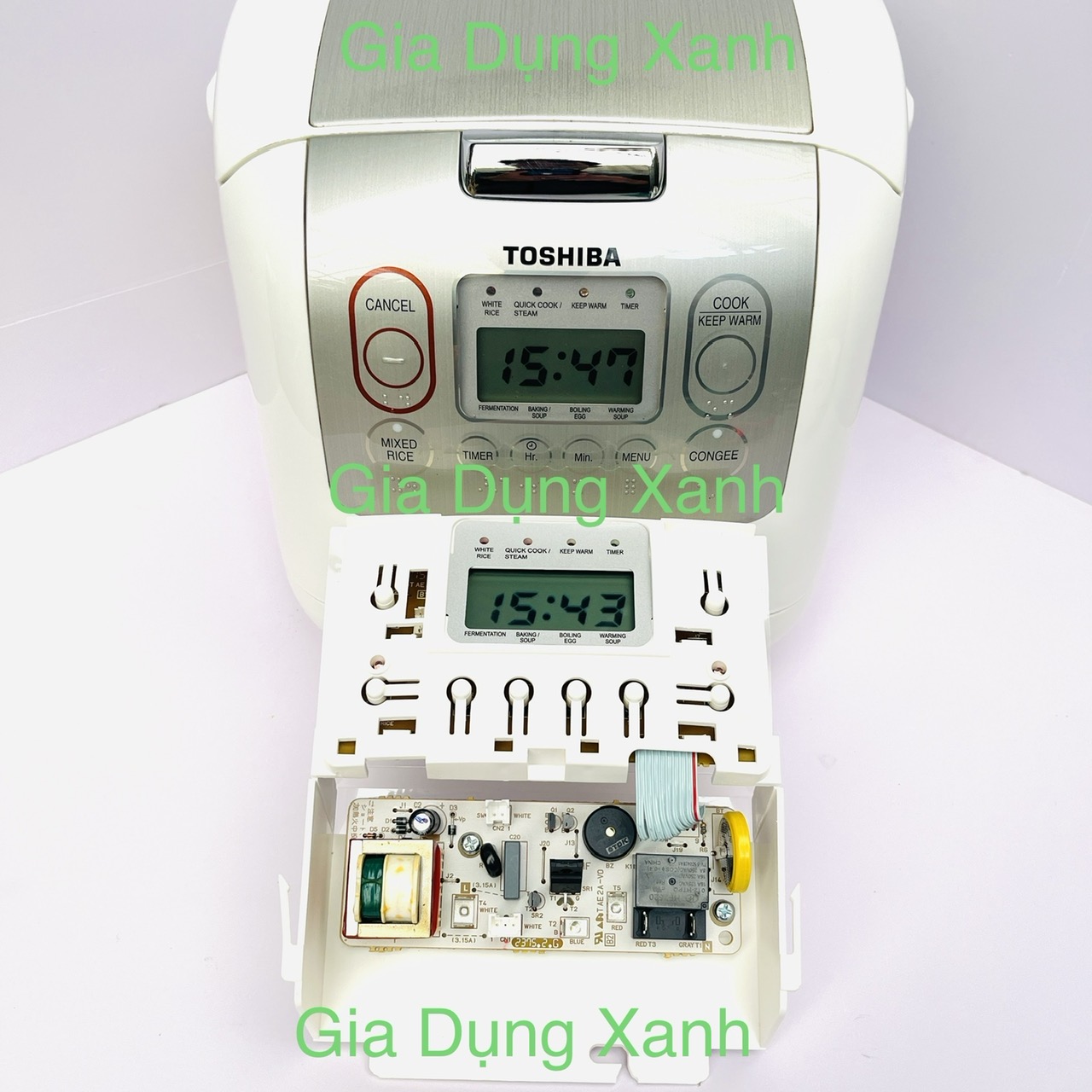Toshiba electronic rice cooker board 1.8 liter rc-18nmfvn genuine 100%