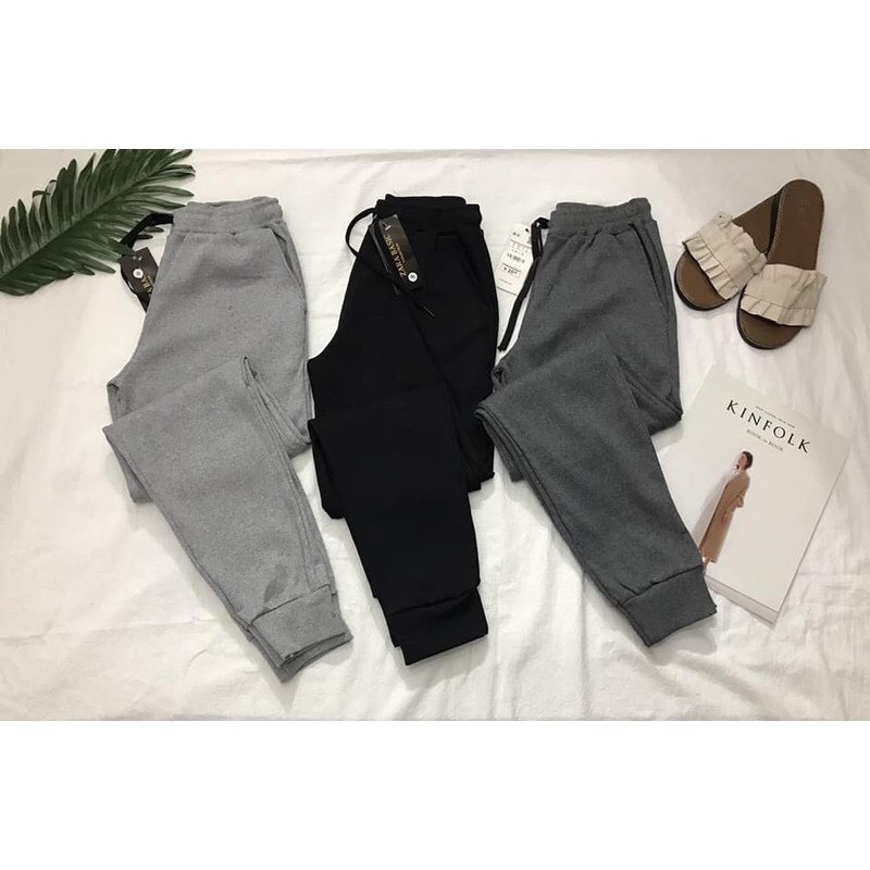 Quần jogger gân tăm cao cấp - hàng vnxk