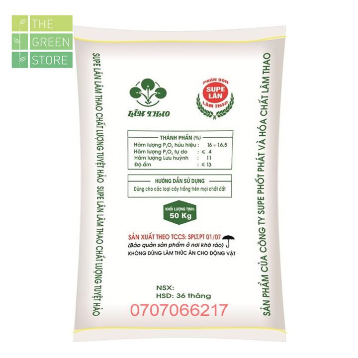 [HCM]1KG Phân bón supe lân Lâm Thao (bán lẻ từ bao 50kg)