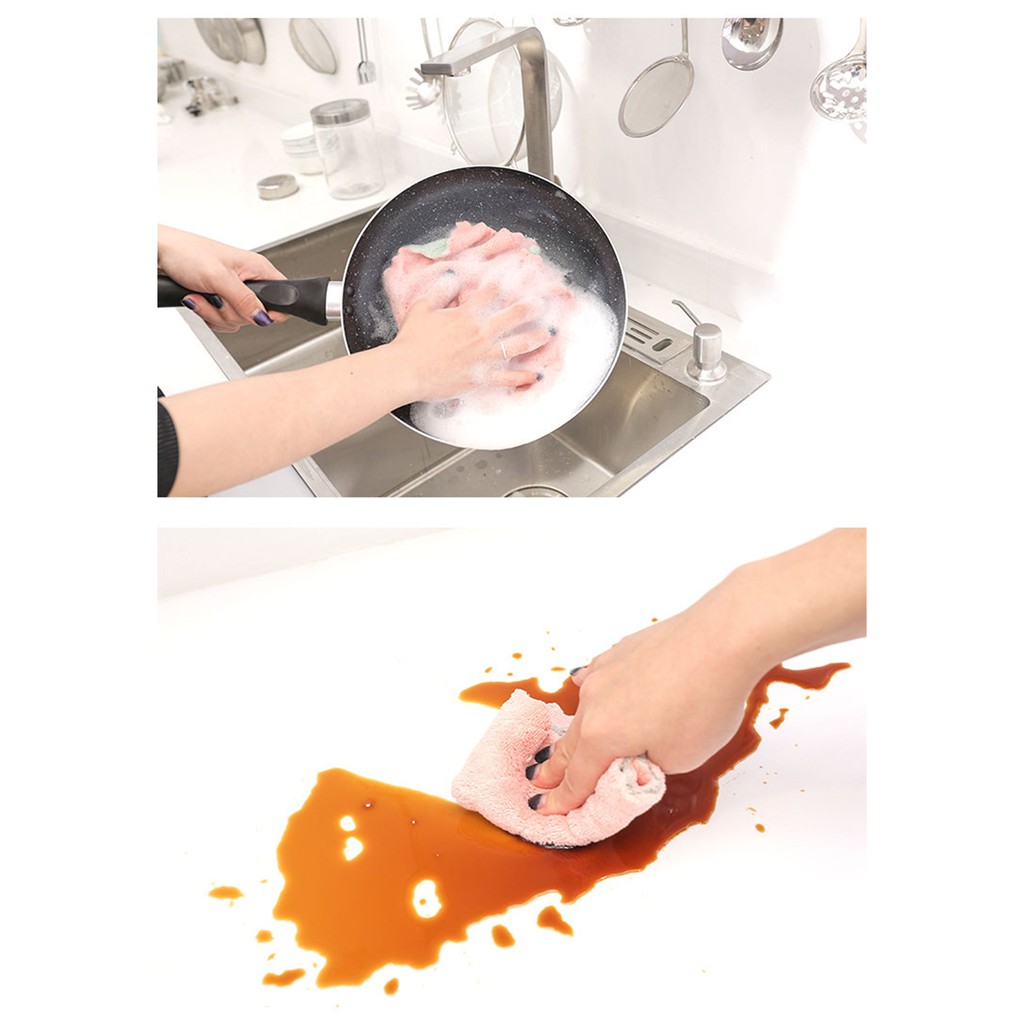 Combo 10]Khăn lau Bếp đa năng ( Giao màu ngẫu nhiên)