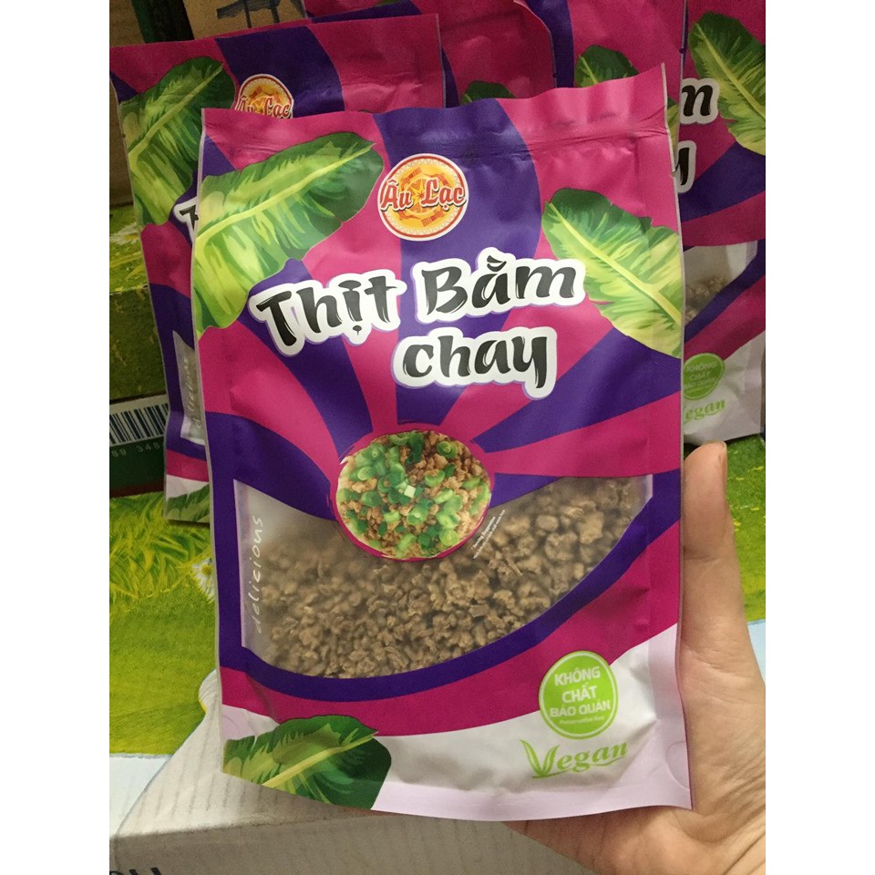 thịt bầm chay âu lạc 100g ( chiết từ bịch 1kg )