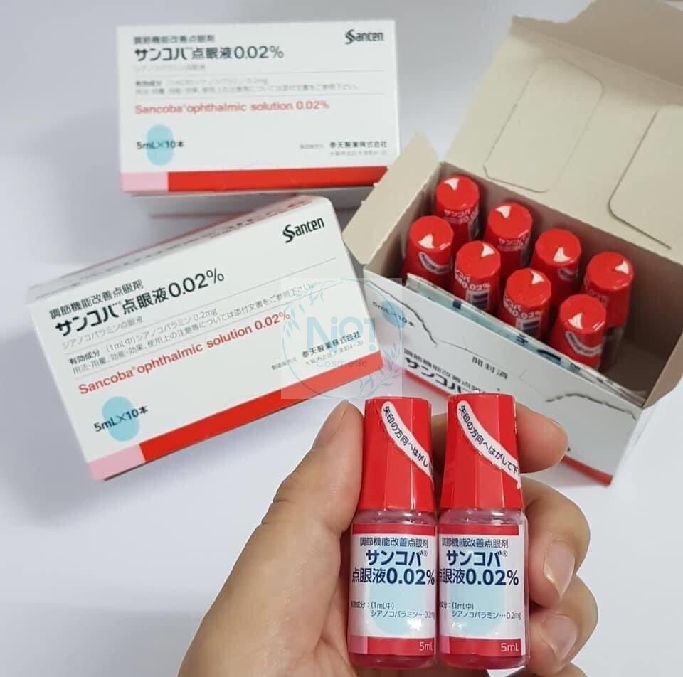 Nhỏ mắt chống cận Nhật Sancoba 5ml