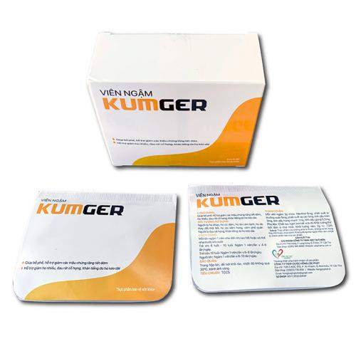 Kẹo Ngậm Ho Kumger hỗ trợ bổ phế, giảm ho, giảm đau họng (Hộp Lớn 100 Viên/Hộp)