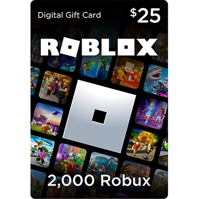 Card Roblox 25 $(2000 Robux)