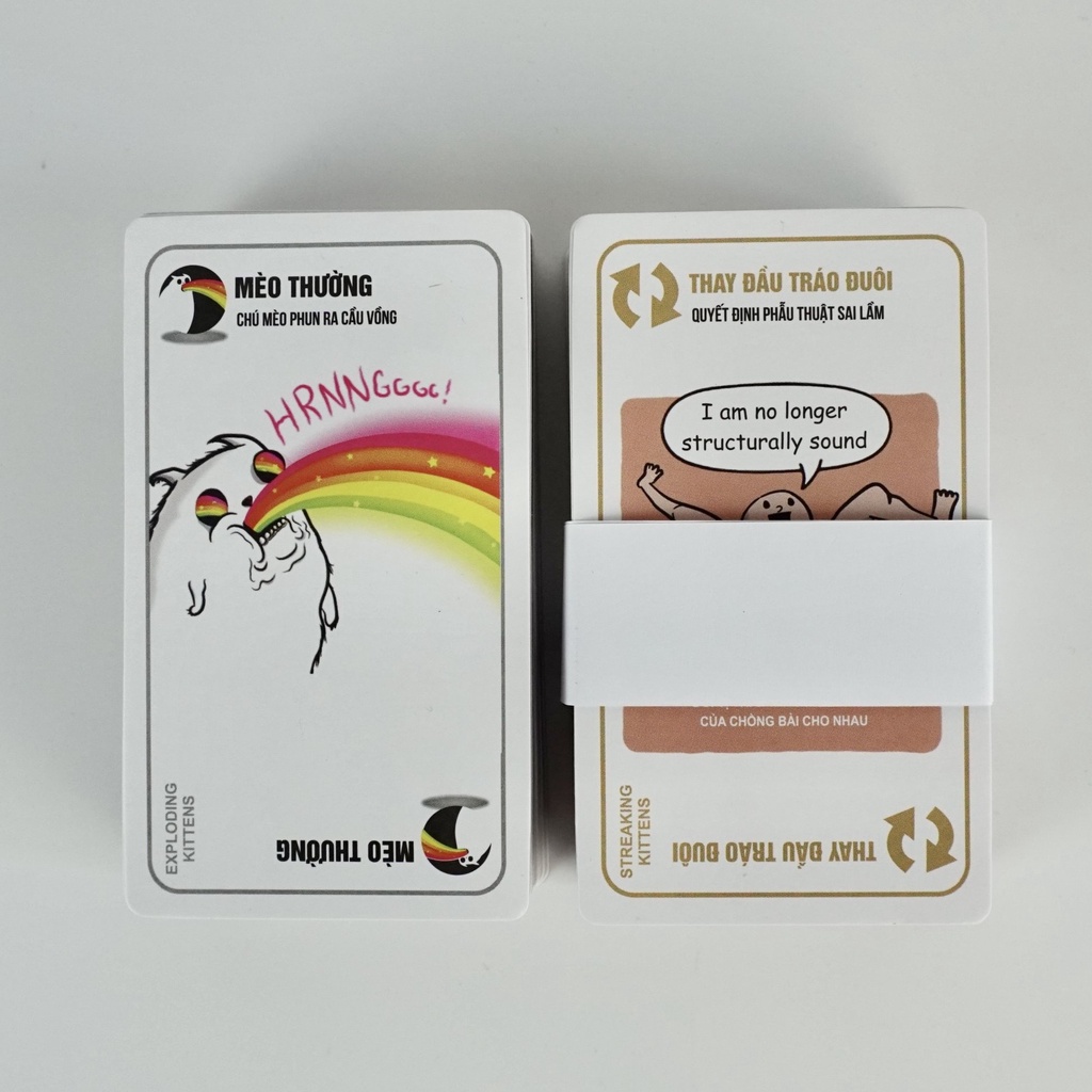 Bộ Mèo Nổ Exploding Kittens: Recipes for Disaster Việt Hóa