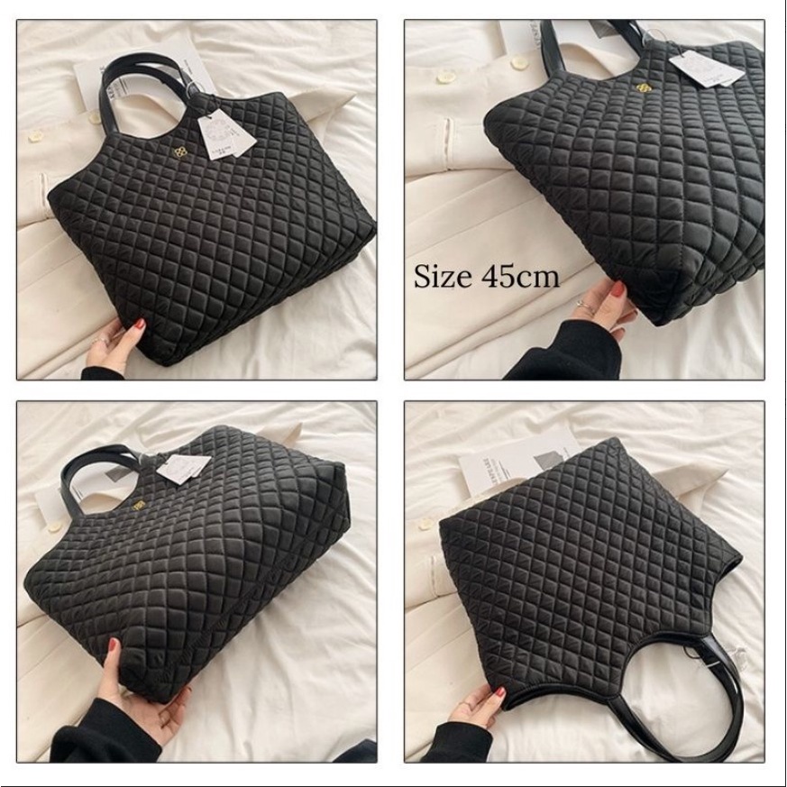 Túi đeo vai vân trám size lớn