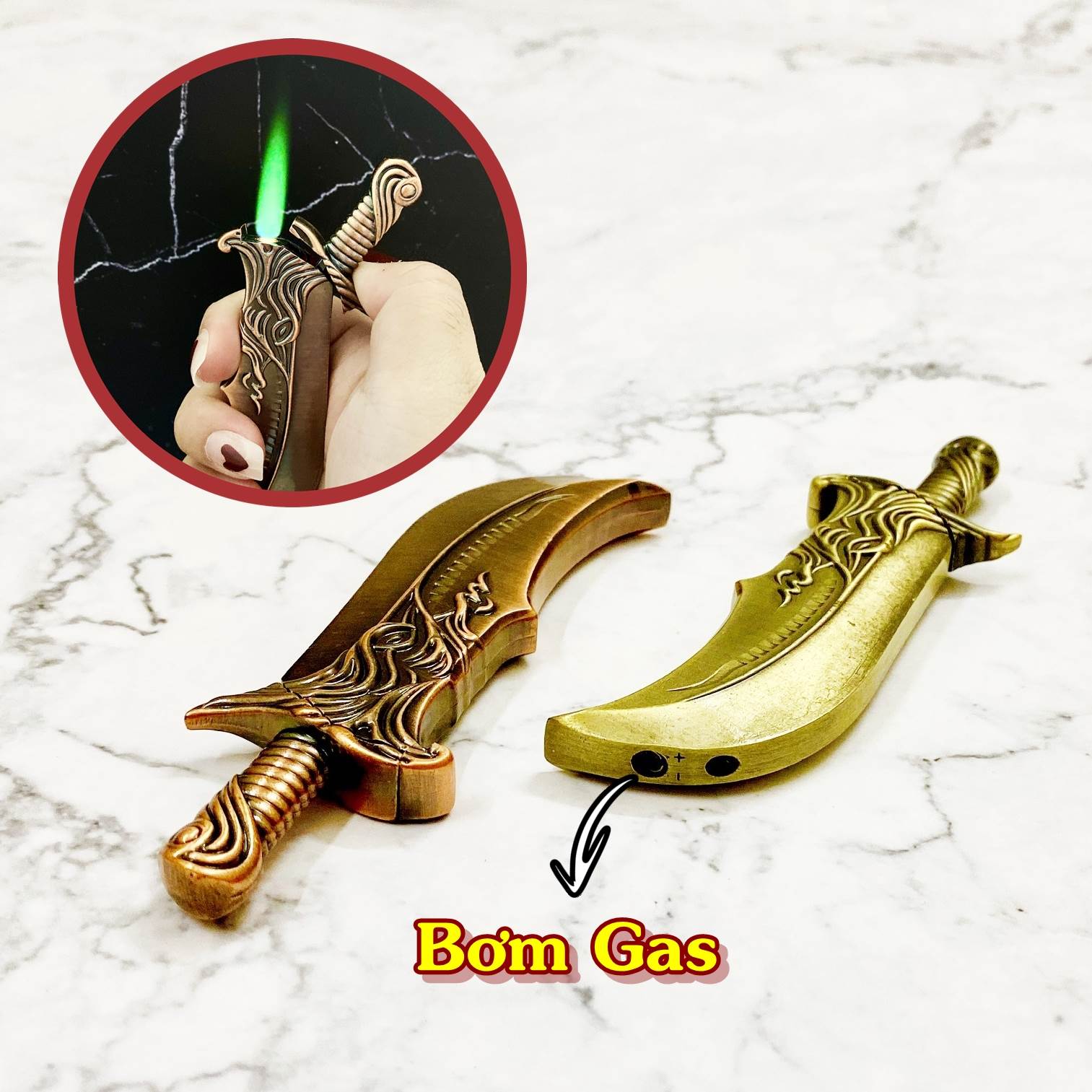 (BẬT LỬA ĐỘC LẠ) HỘT QUET KHÈ HÌNH CÂY ĐỒ LONG ĐAO GIÁ RẺ