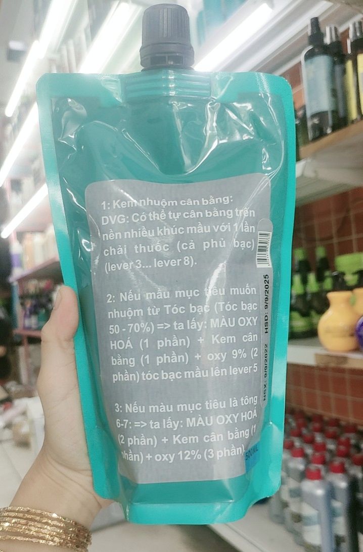 Kem Trợ Nhuộm-Cân Bằng Phủ Bạc MINGJIANG/DVG