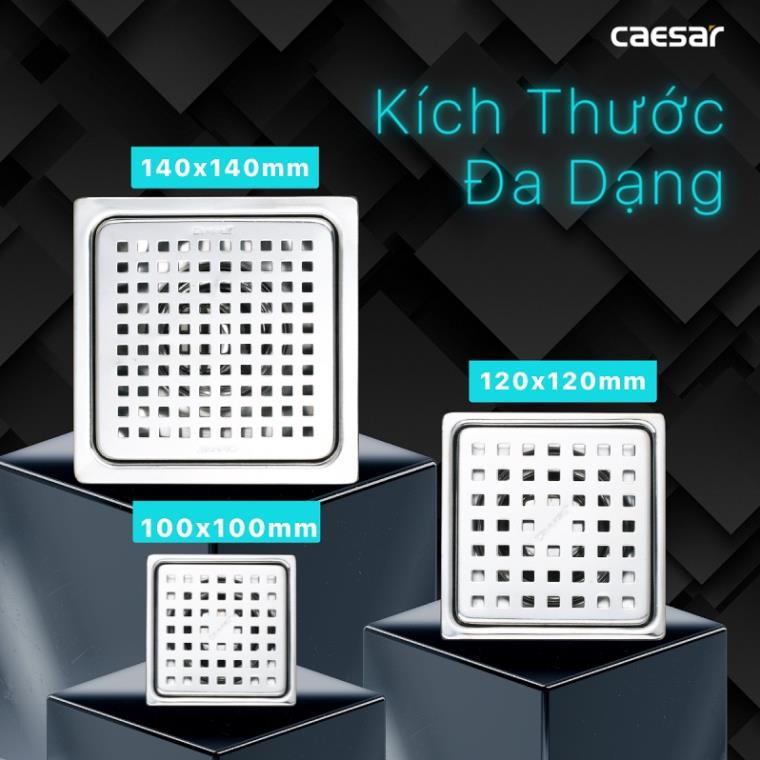 Thoát sàn caesar dạng lưới st1010b , st1212 , st1212l , st1414 , st1414l