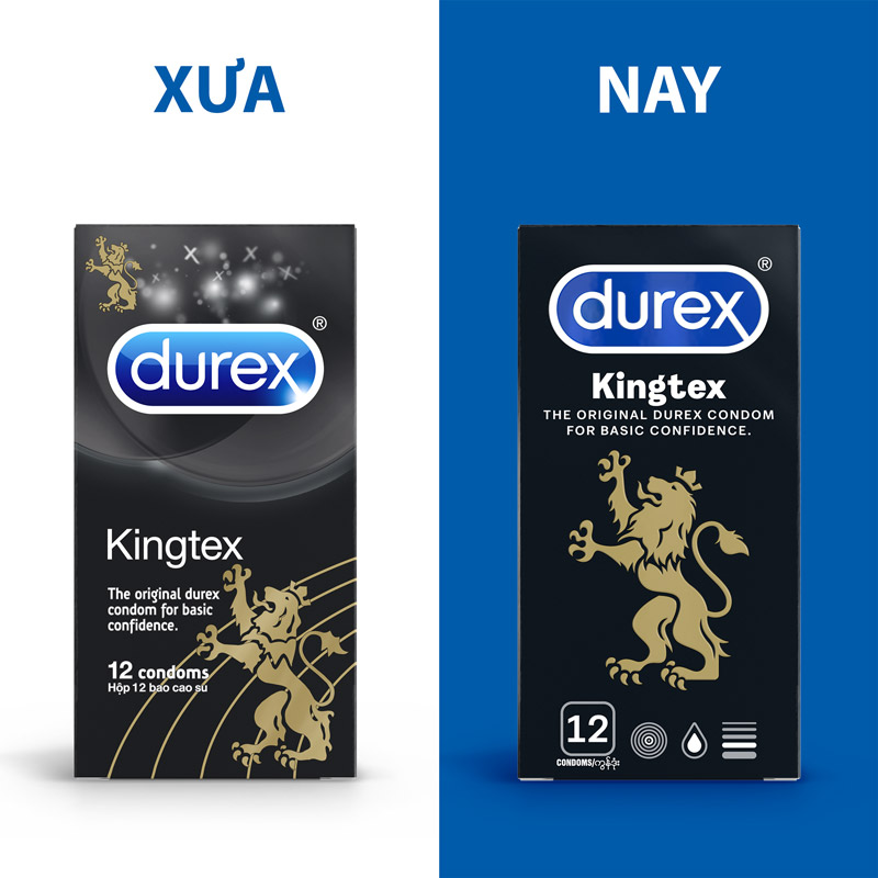 Bao Cao Su Durex Kingtex Ôm Sát Bôi Trơn Size 49mm Kingtex Hasaki Sản Phẩm Chính Hãng