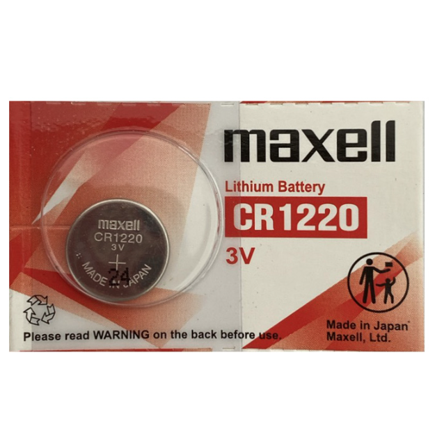 Pin nút áo CR1220 Maxell Lithium 3V Smartkey - Hàng chính hãng