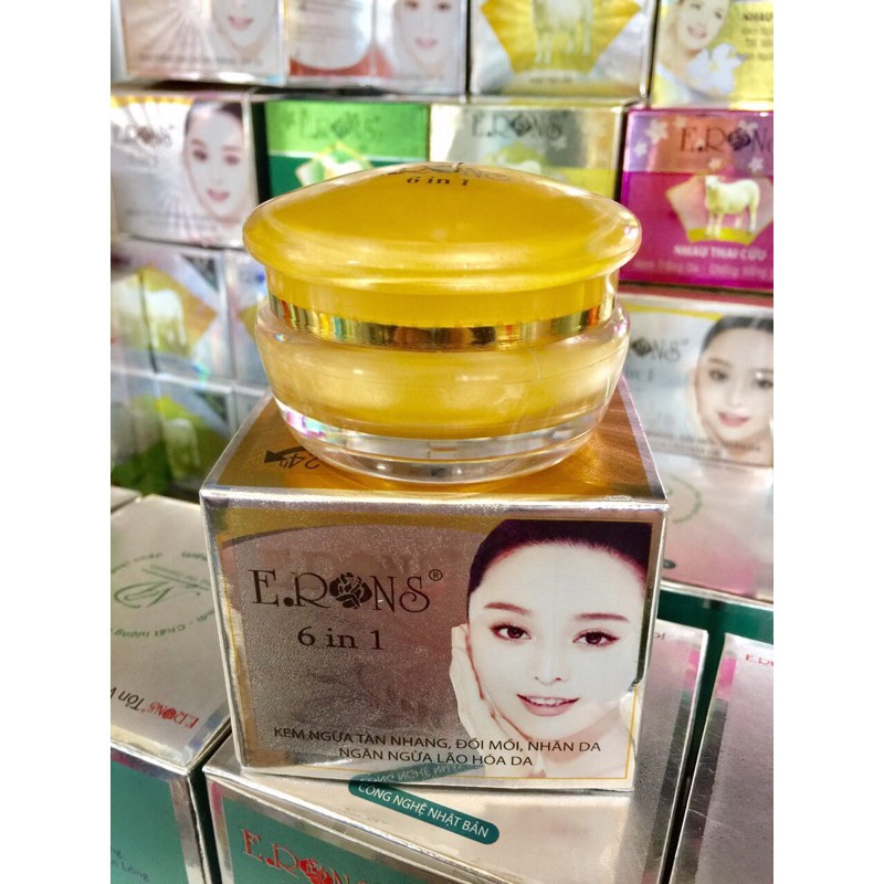 Kem ngừa tàn nhang đồi mồi erons 6in1