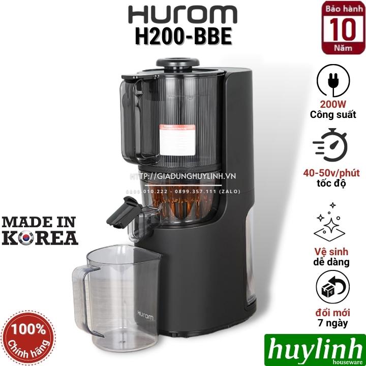[Trả góp 0%]Máy ép chậm Hàn Quốc Hurom H200 [H200-DBE - H200-BBE] - Hàng chính hãng Hurom Việt Nam