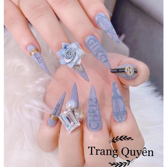 Hoa Hồng PHÁP | Hoa Bột Đính Móng 15HB