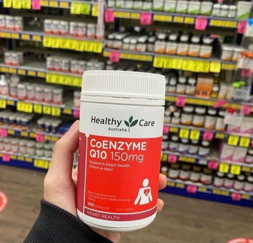 Bổ tim healthy care coenzyme q10 150mg 100 capsules