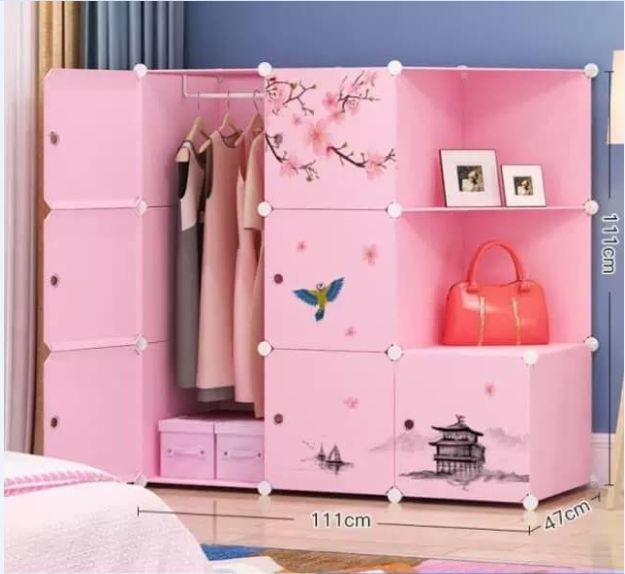 [HCM]Tủ nhựa ghép - 9 ô