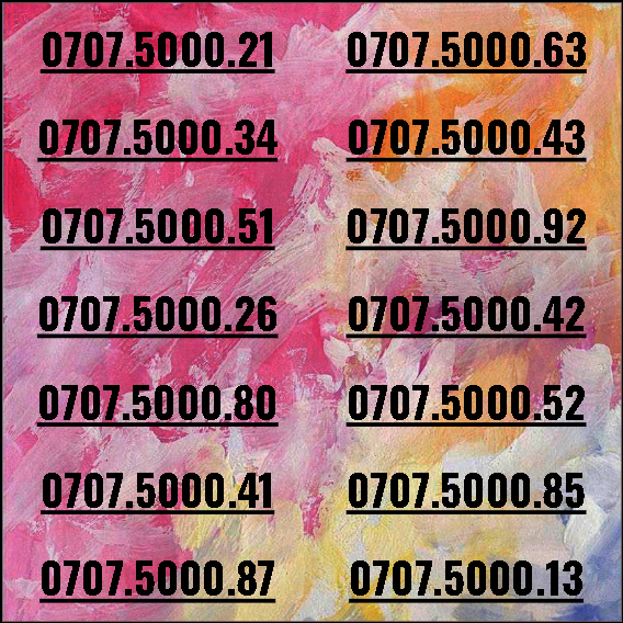 [HCM]Sim mobifone dễ nhớ tam hoa 0