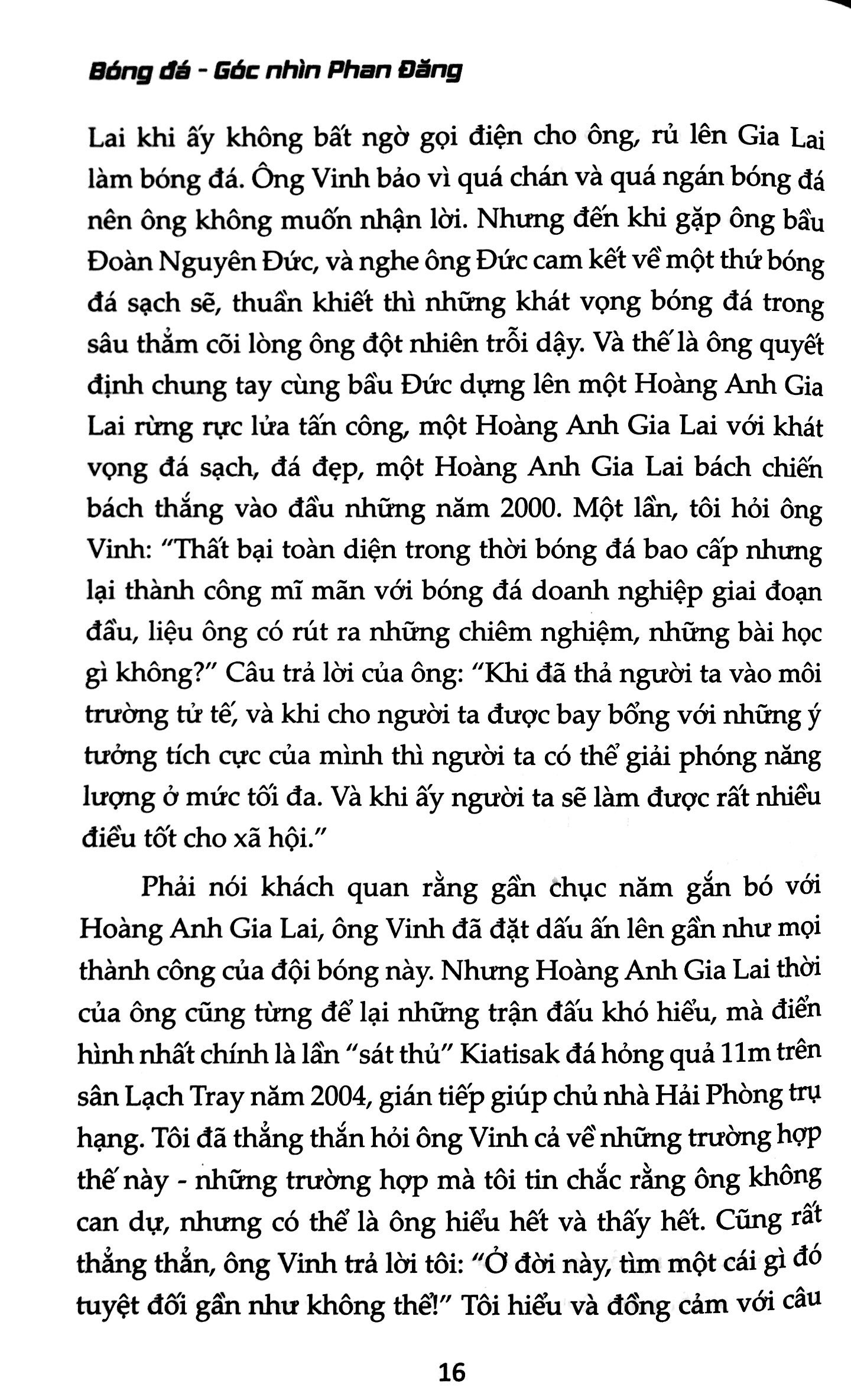 Fahasa - Bóng Đá - Góc Nhìn Phan Đăng