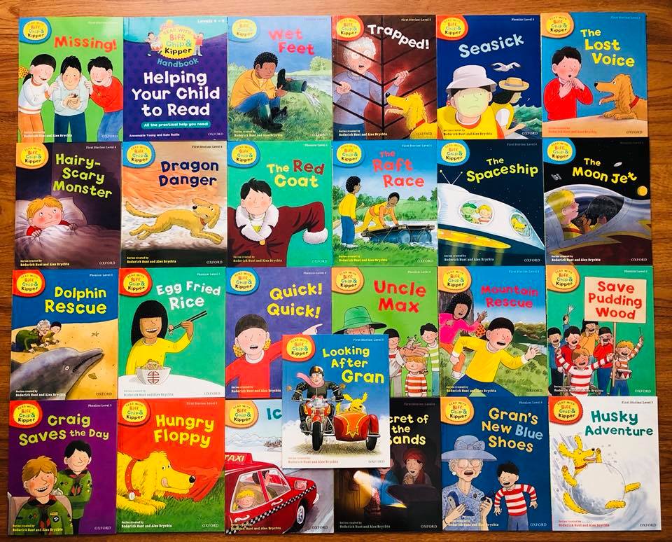 Bộ nhập - Oxford Reading tree level 4-5-6 - Read with Biff, Chip & Kipper + file Audio