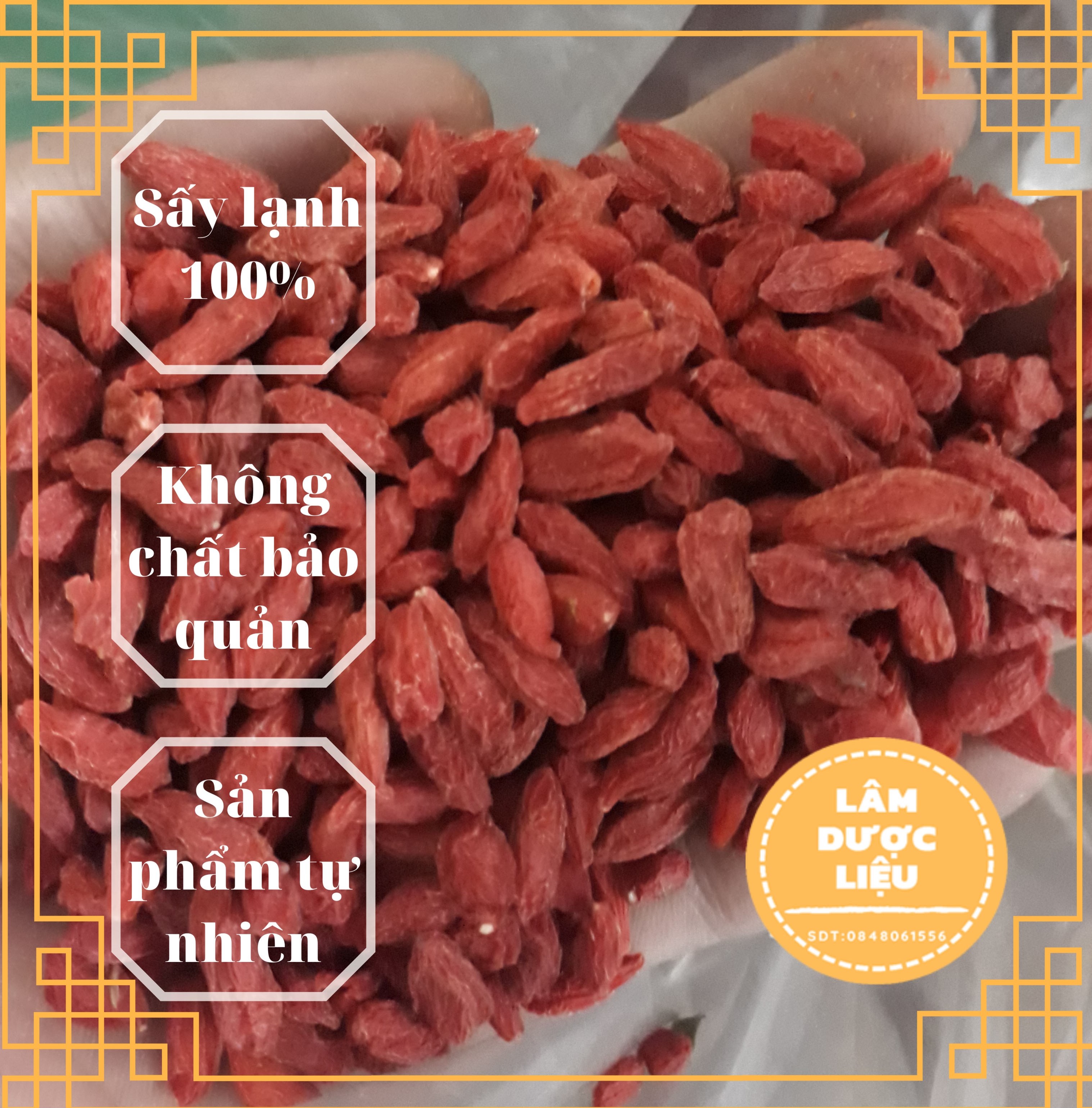 1Kg Kỷ tử đỏ hạt nhỏ vị ngọt
