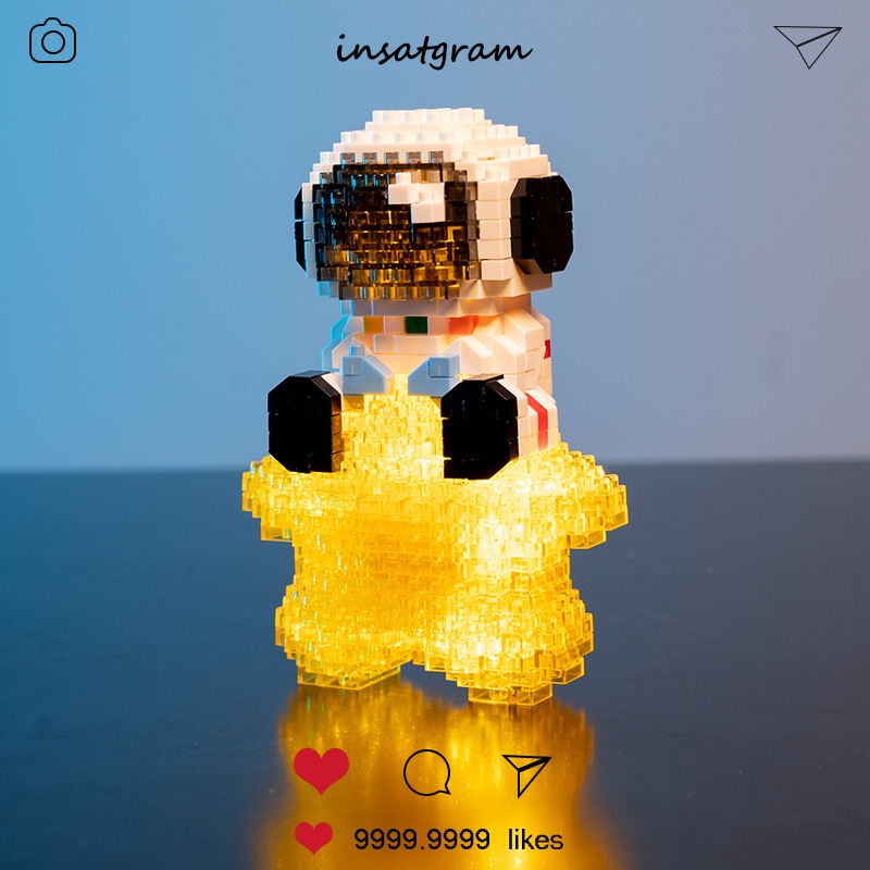 Bộ Đồ Chơi Lắp Ráp Mô Hình Phi Hành Gia Dễ Thương Cho Bé not lego SPACE BRICKS