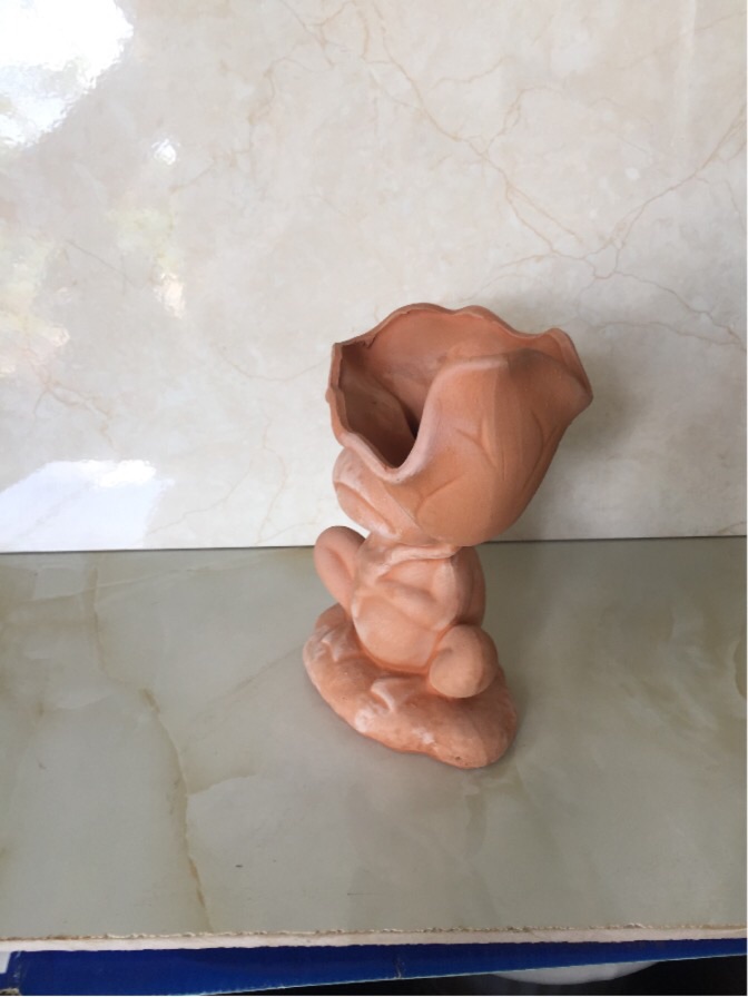 Chậu đất nung hình thú