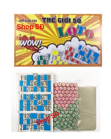 Cờ lô tô gỗ - cờ giải trí chơi vui