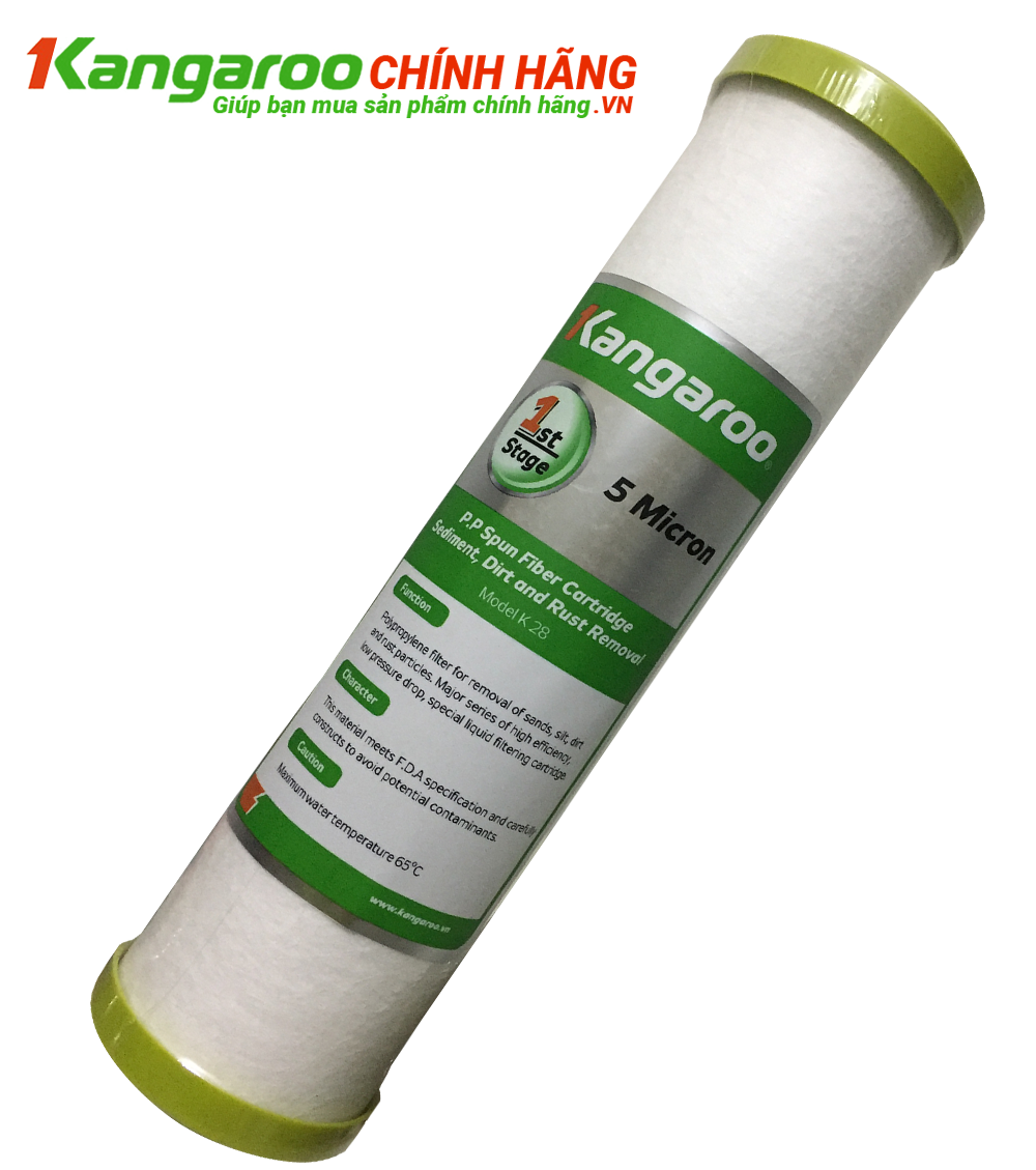 Bộ lõi lọc nước Kangaroo số 1,2,3 - Chính hãng