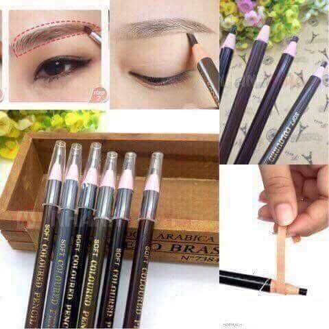 [HCM]Set 12 chì xé vẽ mày (1 hộp)