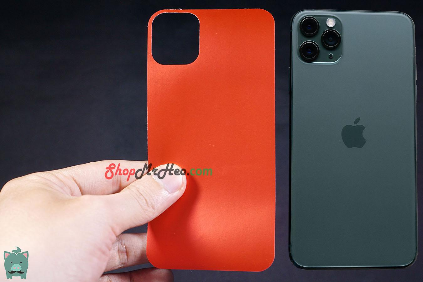 [HCM]Skin Dán Mặt Sau Lưng Vân Nhôm Iphone 11 - Iphone 11 Pro - Iphone 11 Pro Max