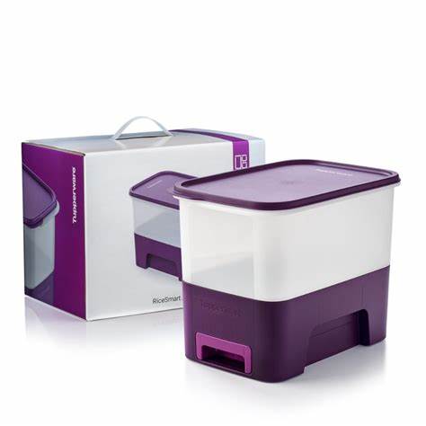 Thùng gạo Tupperware Ricesmart Aqua 5Kg - Tupperware Mall Chợ Lớn