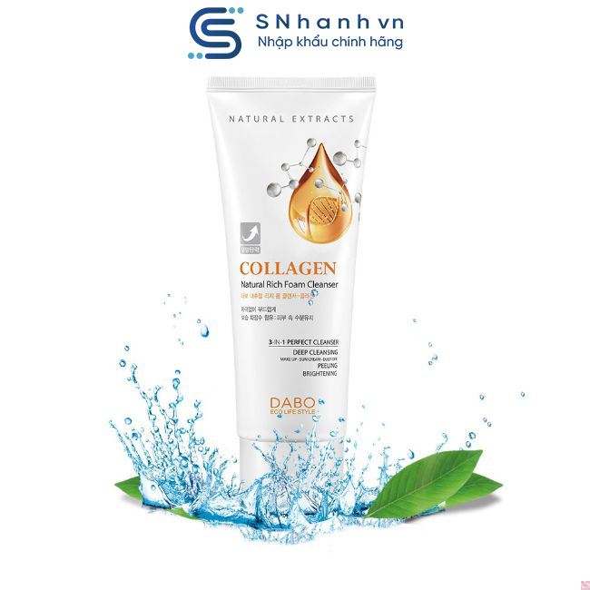 Sữa rửa mặt Dabo Hàn Quốc tuýp 180ml