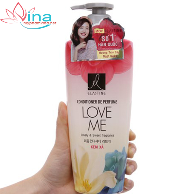 Dầu xả dưỡng tóc elastine love me 600ml