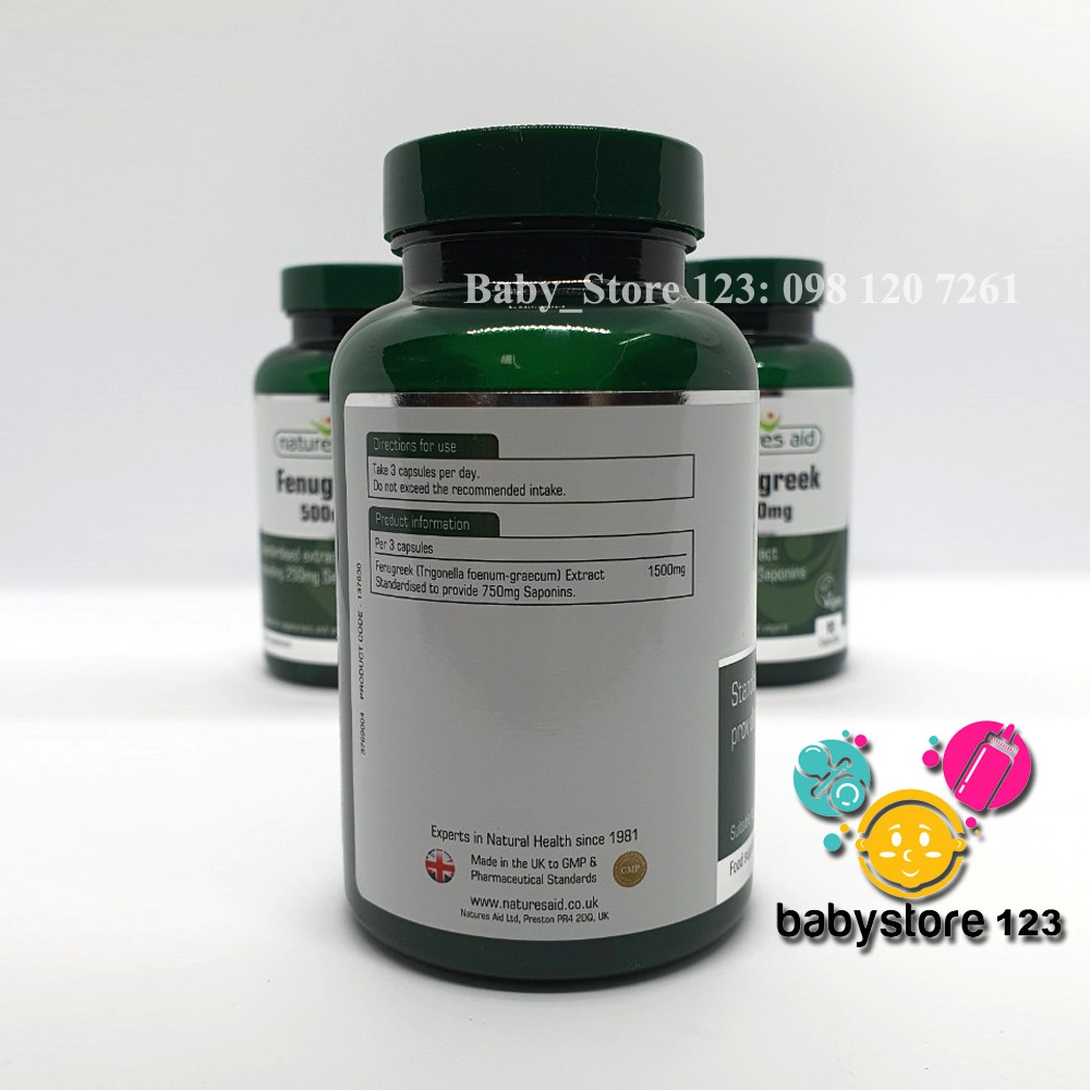 Lợi Sữa Cỏ Cari - Fenugreek: 90V