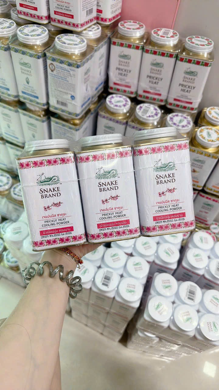 (1 Chai) Phấn Lạnh SNAKE BRAND 140g Thái Lan