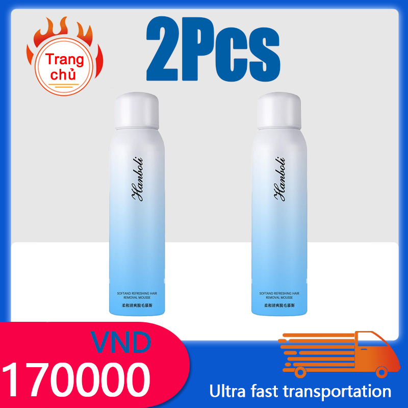 Kem tẩy lông toàn thân nhanh không đau Mouse Arms Thighs Armpit Hair Remover Spray Painless and Fast Hair Removal for Whole Body Painless Hair Removal Mousse Arms Thighs Armpit Private Parts Hair Remover Cream 150ml 脱发膏