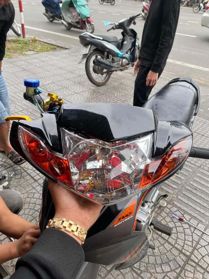 Trọn bộ đầu đèn si hello hi lạp lắp Sirius 50-110cc