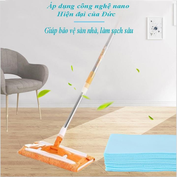 Giấy lau sàn hòa tan-Combo 30 miếng 1 gói- giấy lay sàn tiện lợi, tẩy sạch bụi bẩn, mùi hương dễ chịu